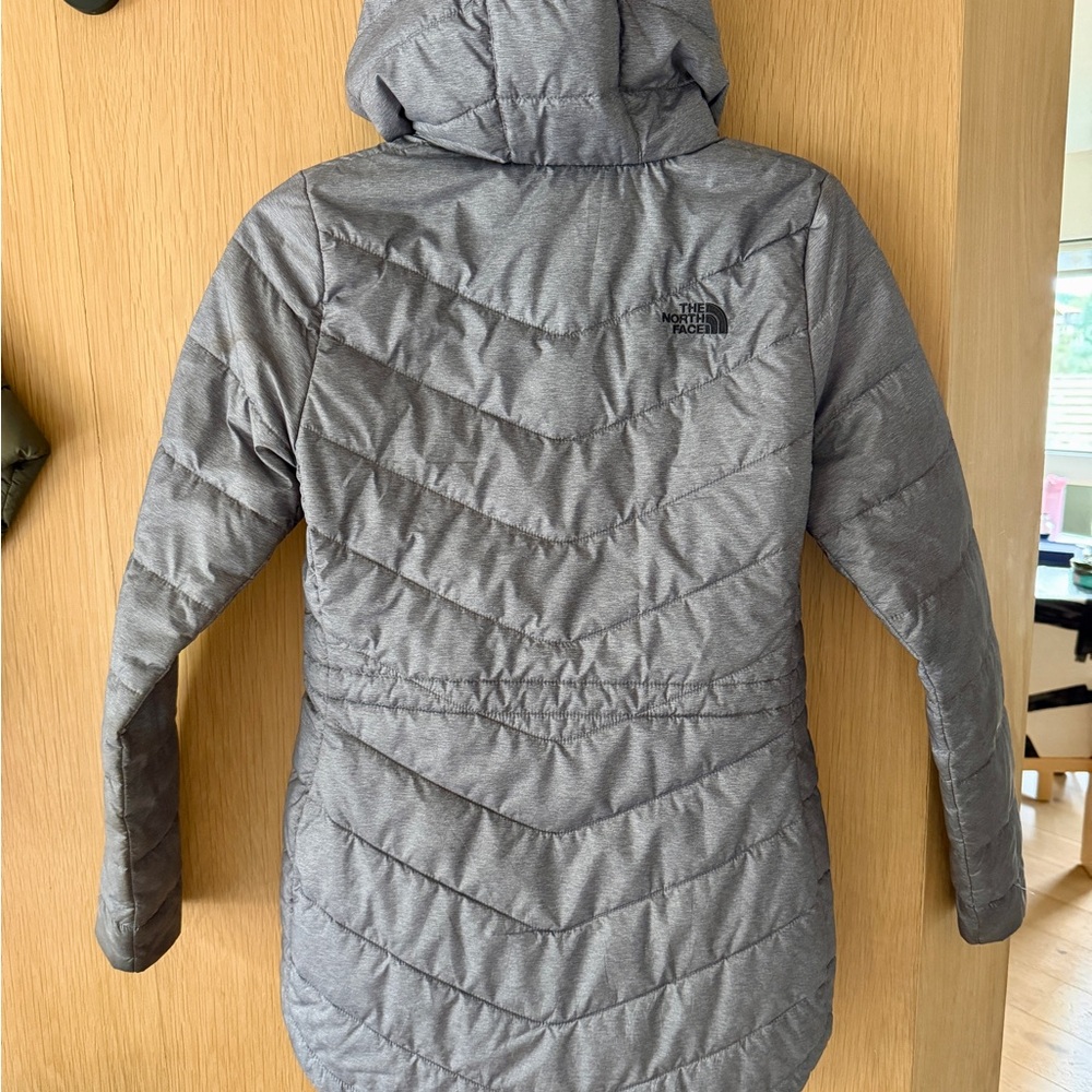 The North Face Heather Gray Quilted Jacket